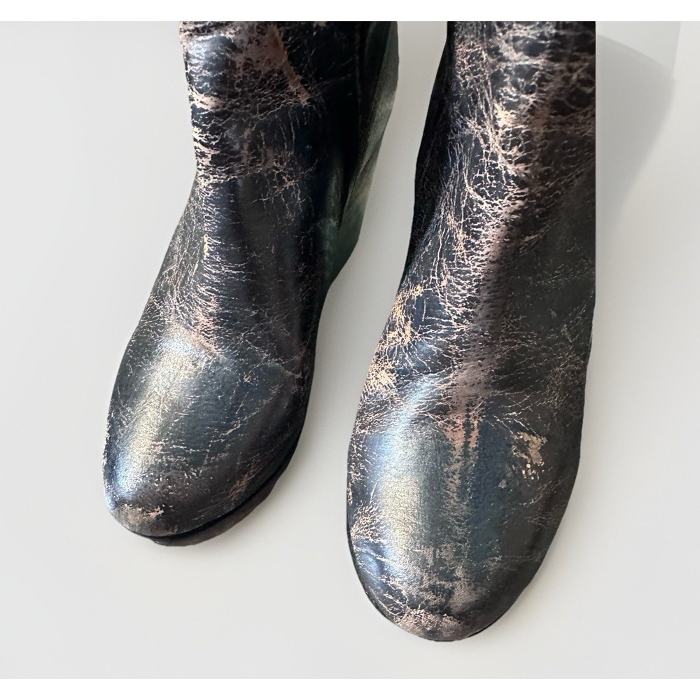 BED STU Cobbler Series Ghent Distressed Studded Ankle Boots Women's Size 9 - Picture 6 of 9